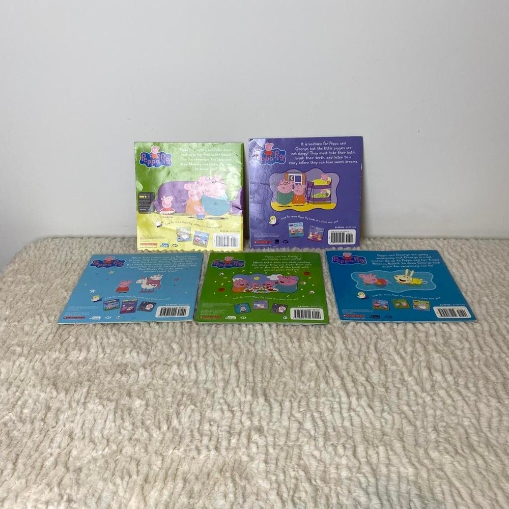 Peppa Pig Books Lot of 5 Children's Stories Softcover
